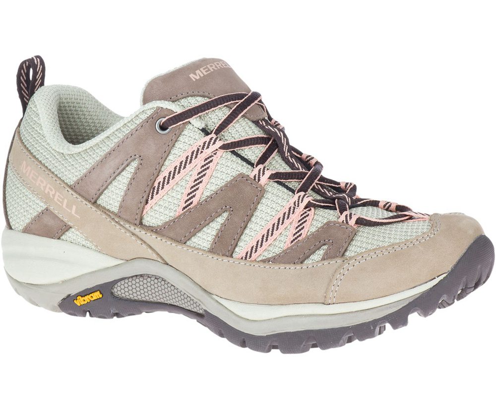 Buty Trekkingowe Merrell Damskie Szare - Siren Sport 3 Wide Width - 276591-DZU